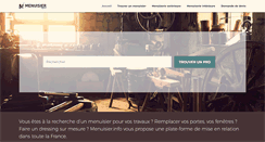 Desktop Screenshot of menuisier.info